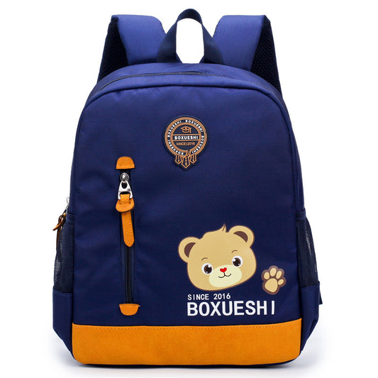 A cartoon bear nursery school